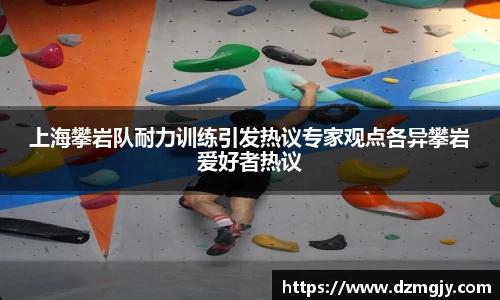 上海攀岩队耐力训练引发热议专家观点各异攀岩爱好者热议